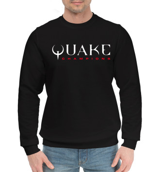 Мужской Хлопковый свитшот Quake Champions