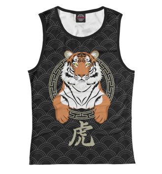 Женская Майка Китайский тигр