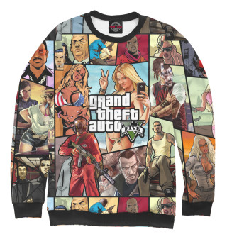 Мужской свитшот Grand Theft Auto
