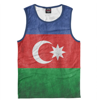 Мужская Майка Флаг Азербайджана