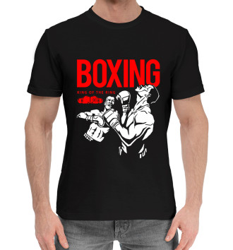 Мужская Хлопковая футболка Бокс