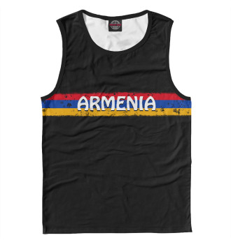Мужская Майка Флаг Армении