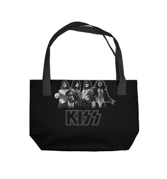 Пляжная сумка Рок группа KISS