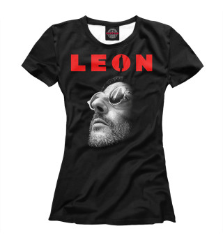 Женская футболка Леон
