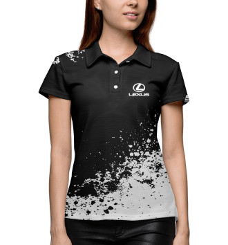 Женское Поло Lexus abstract sport uniform