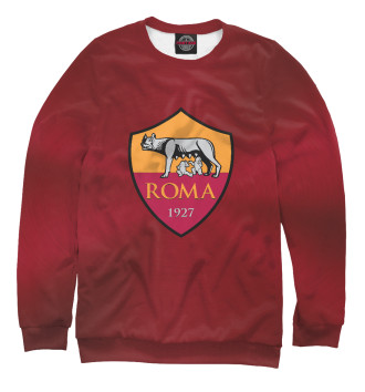 Мужской Свитшот FC Roma Red Abstract