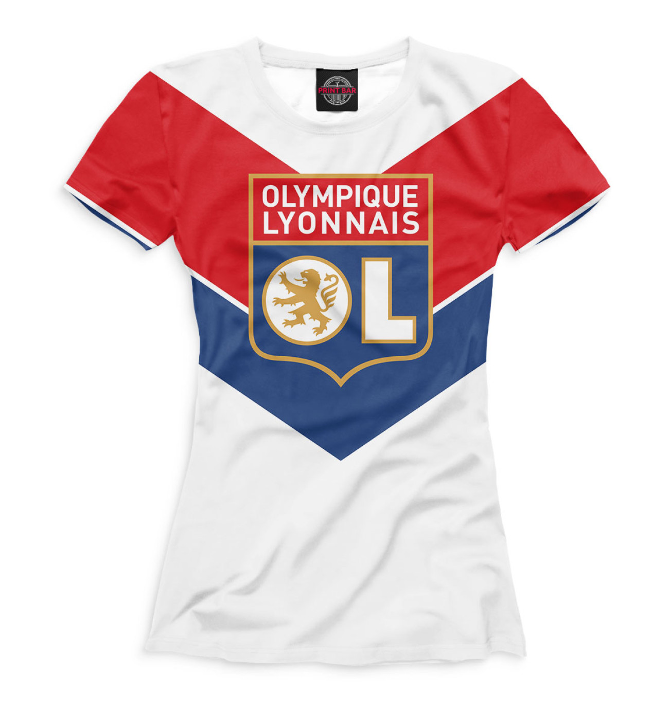 Женская Футболка Olympique lyonnais, артикул: FTO-767574-fut-1