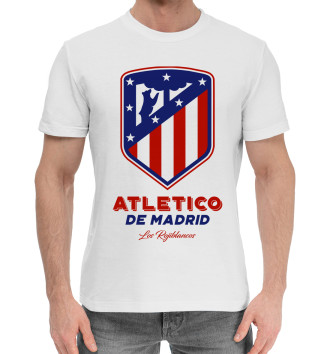 Мужская Хлопковая футболка Атлетико Мадрид