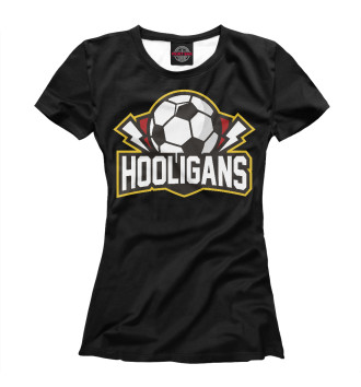 Женская Футболка Football Hooligans
