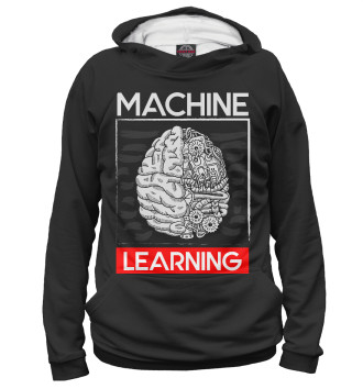 Худи для девочек Machine Learning Brain