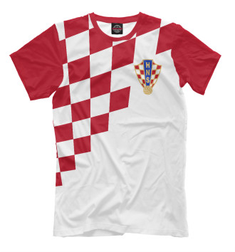 Мужская Футболка Хорватия