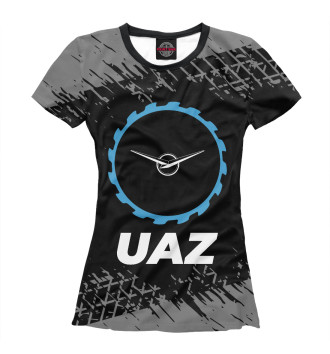 Женская Футболка UAZ в стиле Top Gear