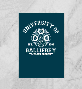 Плакат Университет Галлифрея