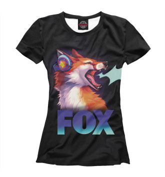 Женская Футболка Great Foxy Fox