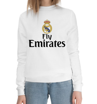 Женский Хлопковый свитшот Форма Реал Мадрид