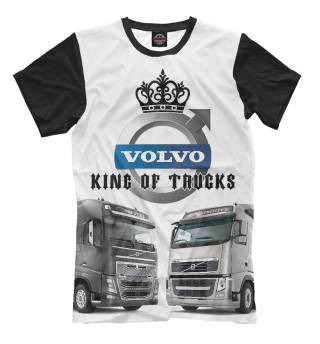 Мужская футболка VOLVO - король грузовиков
