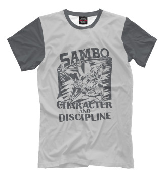Футболка для мальчиков Самбо - Character and discipline