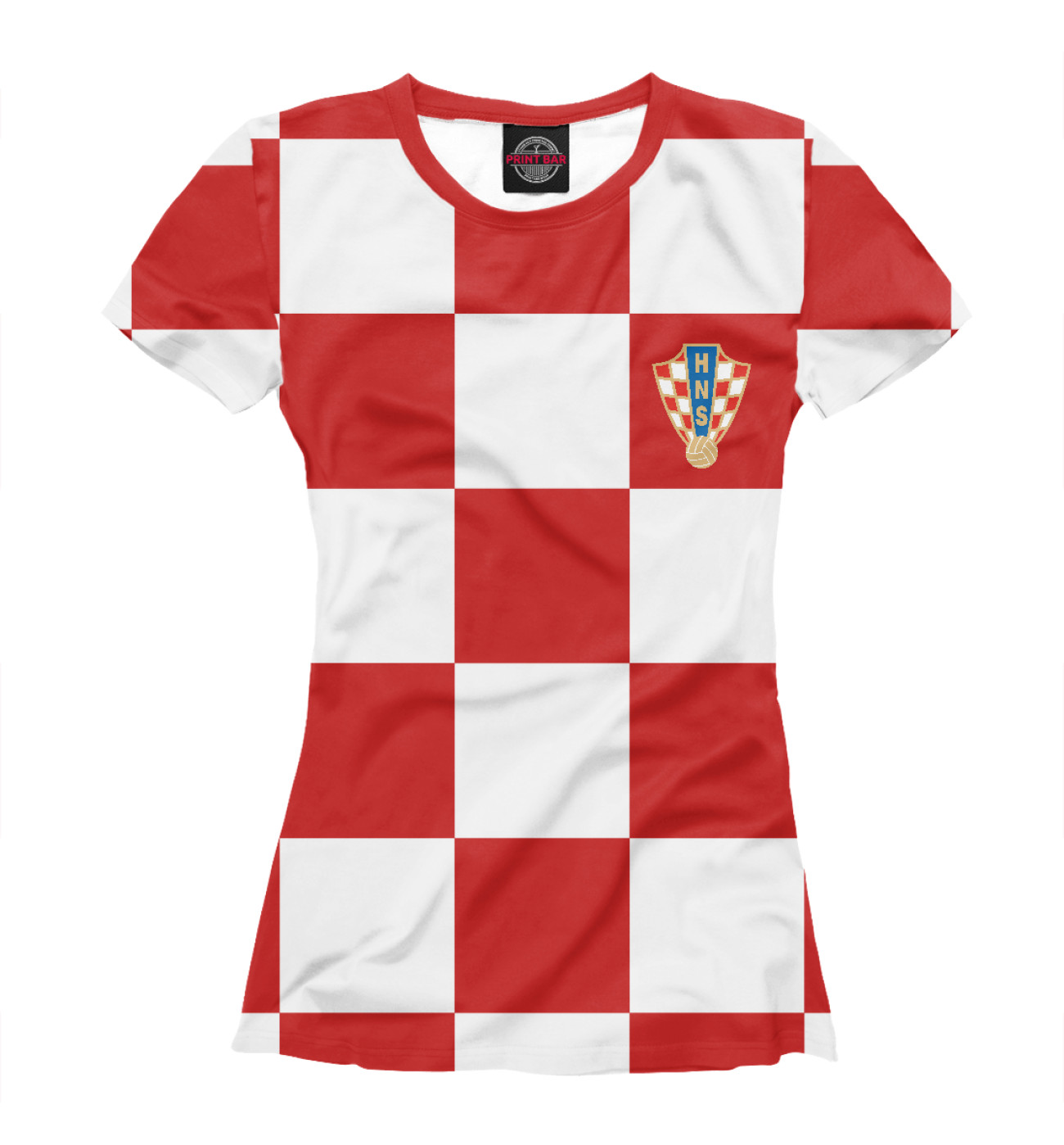 Женская Футболка Сборная Хорватии 2018, артикул: FNS-744163-fut-1