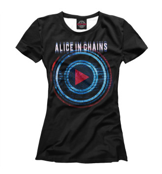 Женская Футболка Alice In Chains