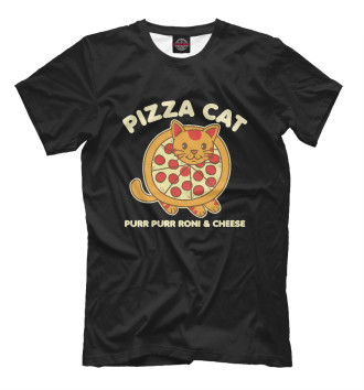 Футболка для мальчиков Pizza cat