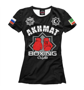 Женская Футболка Akhmat Boxing Club