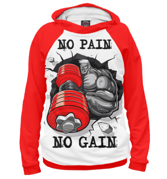 Женское Худи No pain - No gain