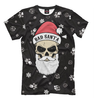 Мужская футболка Bad Santa