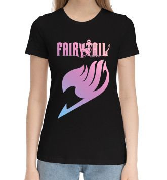 Женская Хлопковая футболка Fairy Tail