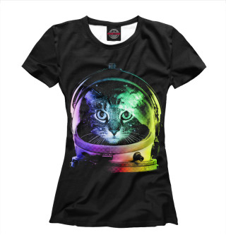 Женская футболка Space Cat