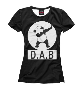 Женская Футболка DAB Panda