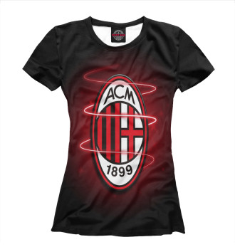 Женская Футболка AC Milan Logo