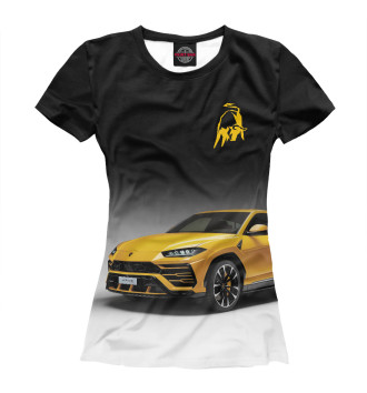 Женская Футболка Lamborghini URUS