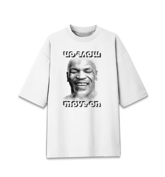 Мужская Хлопковая футболка оверсайз Mike Tyson