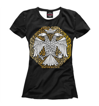 Женская Футболка Византийский двуглавый орёл