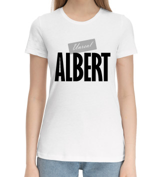 Женская Хлопковая футболка Альберт