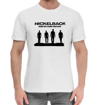 Мужская Хлопковая футболка Nickelback