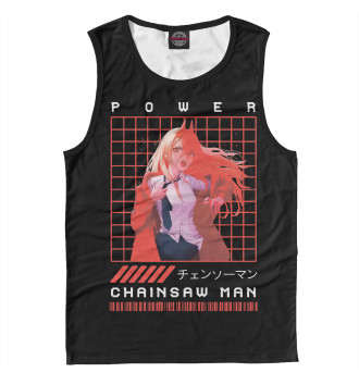Мужская Майка Chainsaw Man Power