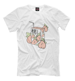 Мужская футболка Japanese peach juice