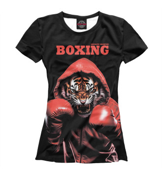 Футболка для девочек Boxing tiger