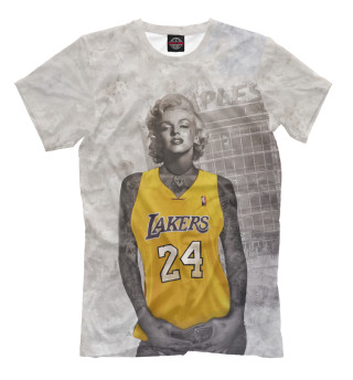 Мужская футболка Lakers 24 Marilyn