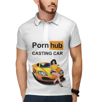 Мужское Поло Pornohub casting car