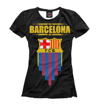 Женская Футболка Barcelona