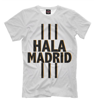 Мужская Футболка Hala Madrid