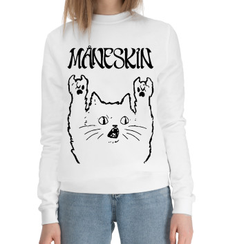 Женский Хлопковый свитшот Maneskin - Rock Cat