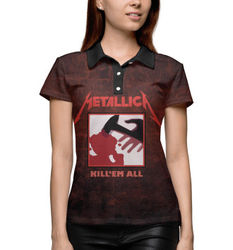 Женское Поло Metallica - Kill Em All