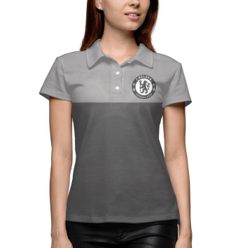 Женское Поло FC Chelsea Grey Collection