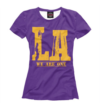 Женская Футболка LA - We Are One