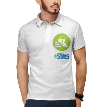 Мужское Поло The Sims Фитнес