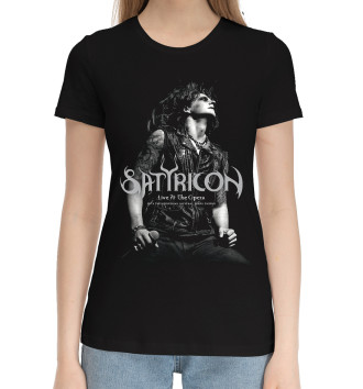Женская Хлопковая футболка Satyricon