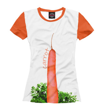Женская Футболка Спелая морковь